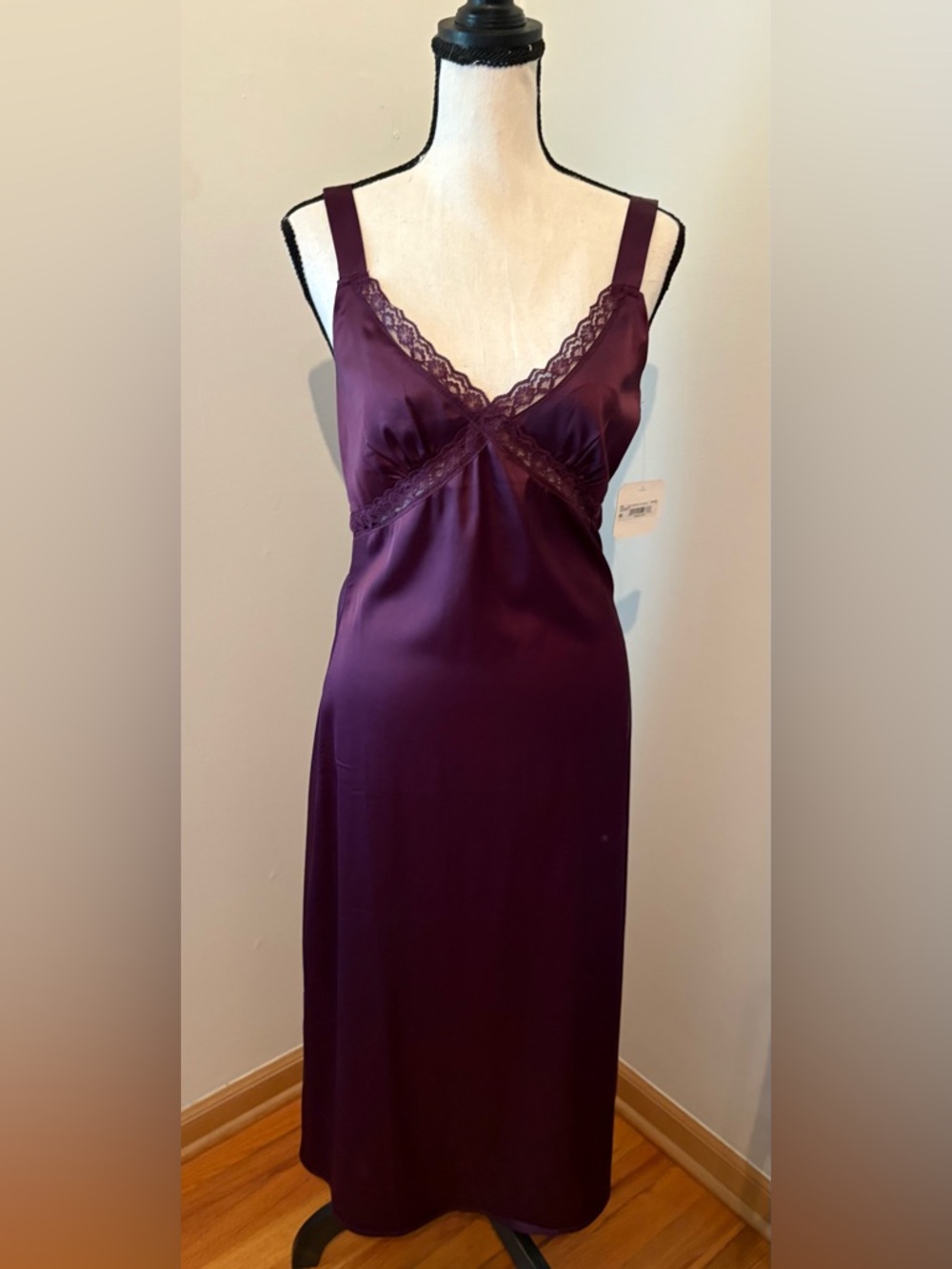 Altar’d State Deep Purple Satin Slip Dress Women’s Size Small NWT